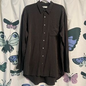 Mens vintage strip button up